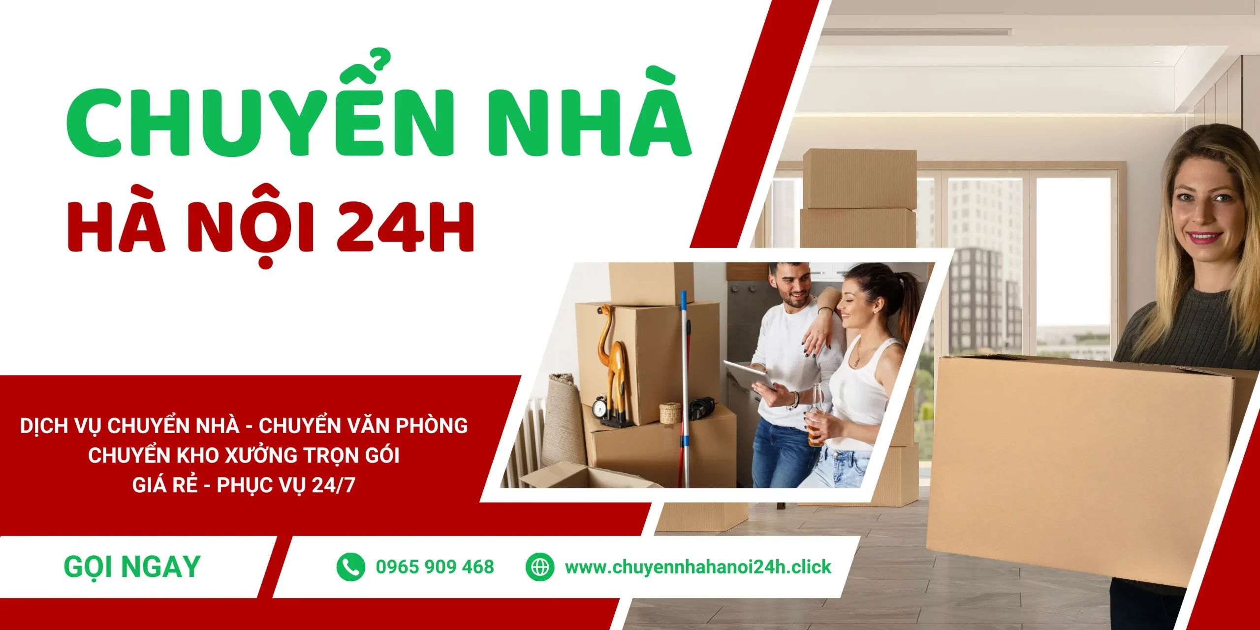 Chuyển nhà Hà Nội 24H – Liên hệ: 0965 909 468